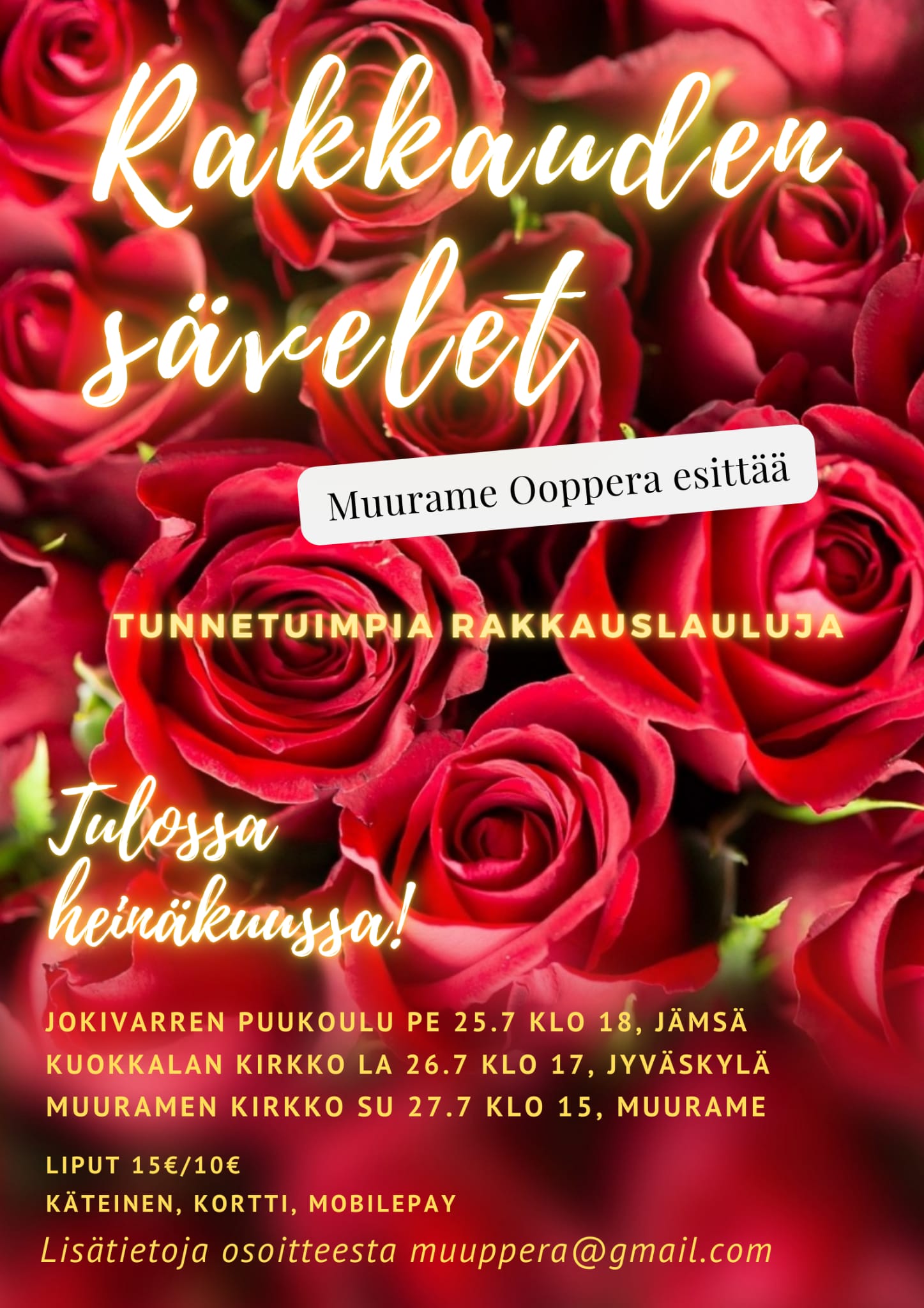 Rakkauden sävelet- Muupperan konsertti muuppera