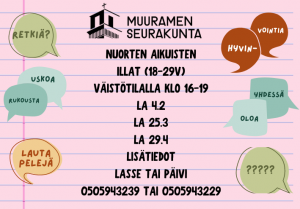 Nuorten aikuisten illat mainos
