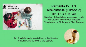 kuvassa leikkivät lapset ja ehtoollisaineet