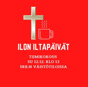 Ilon iltapäivien suunnittelukokous Ilon iltapäivien tiimikokous 12.12. klo 13