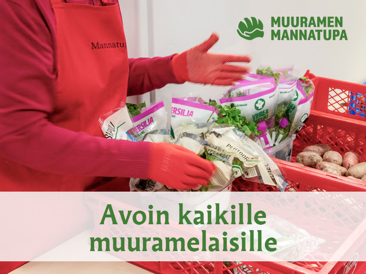 Ruokaa jakavat kädet