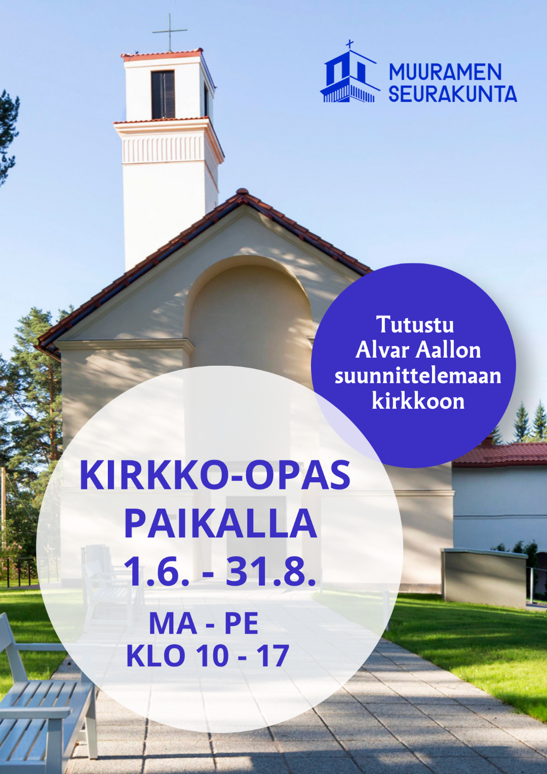 Kirkko-opas paikalla